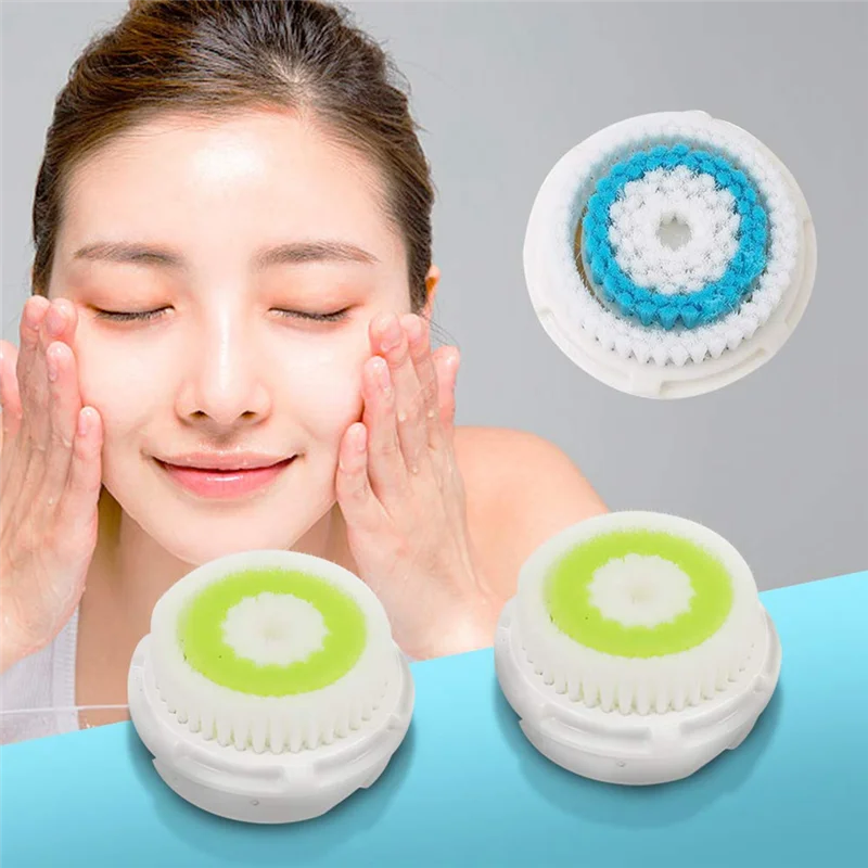 B46C 4 Pack Brush Head Replacements Deep Pore Face For Clarisonic Mia 1, Mia 2, Mia Fit, Alpha For Smart Profile Uplift And Alph