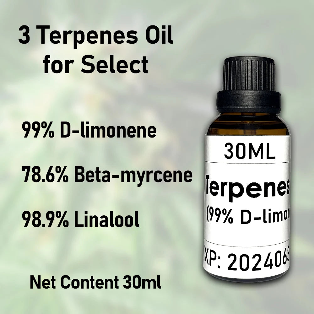 30ML Natural extractions pure food-grade terpenes oil can DIY cosmetics or other flavor liquid for different use purpose