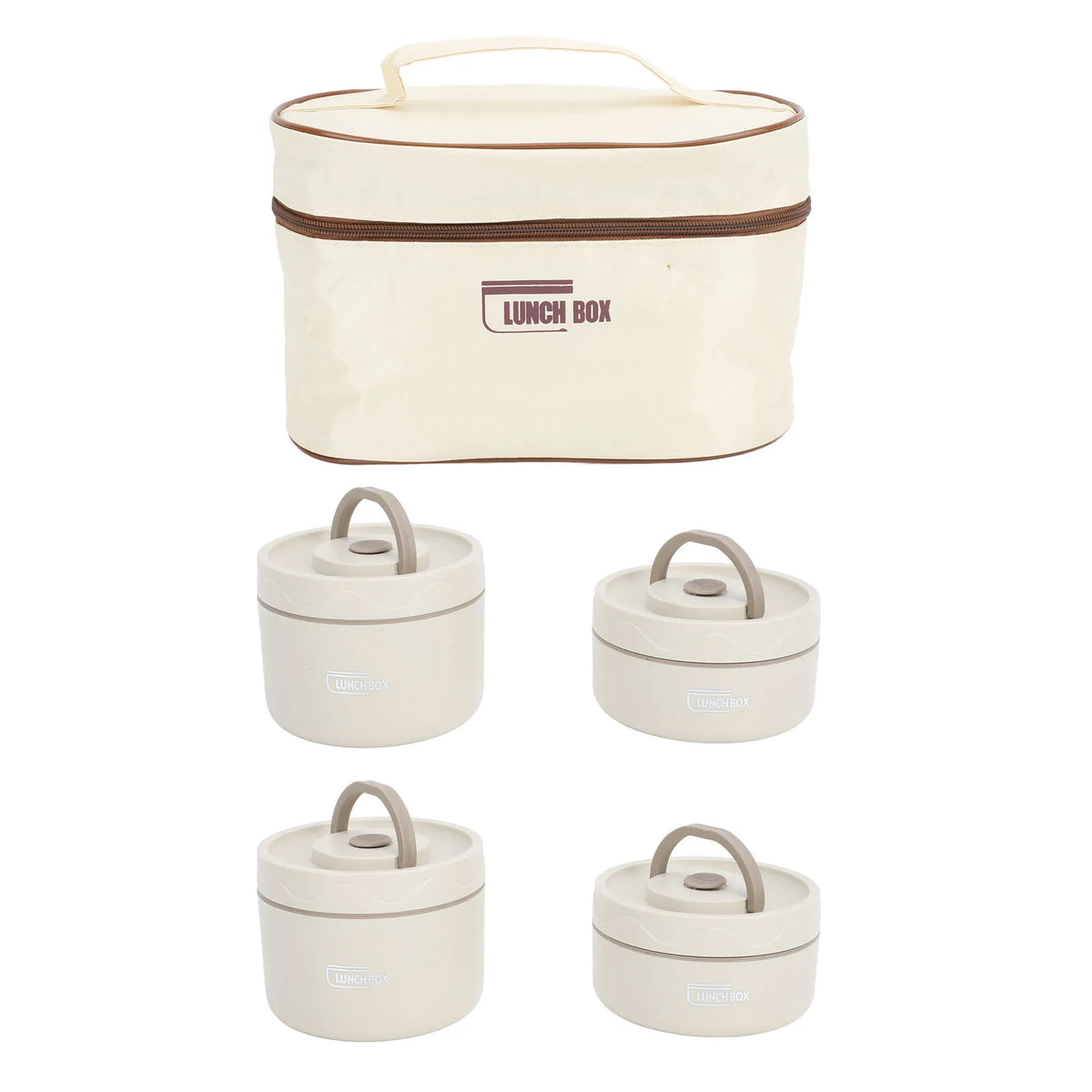 Thermal Lunch Box Insulated Lunch Container Sealed Easy To Clean  Portable 304 Stainless Steel with Thermal Bag for Work