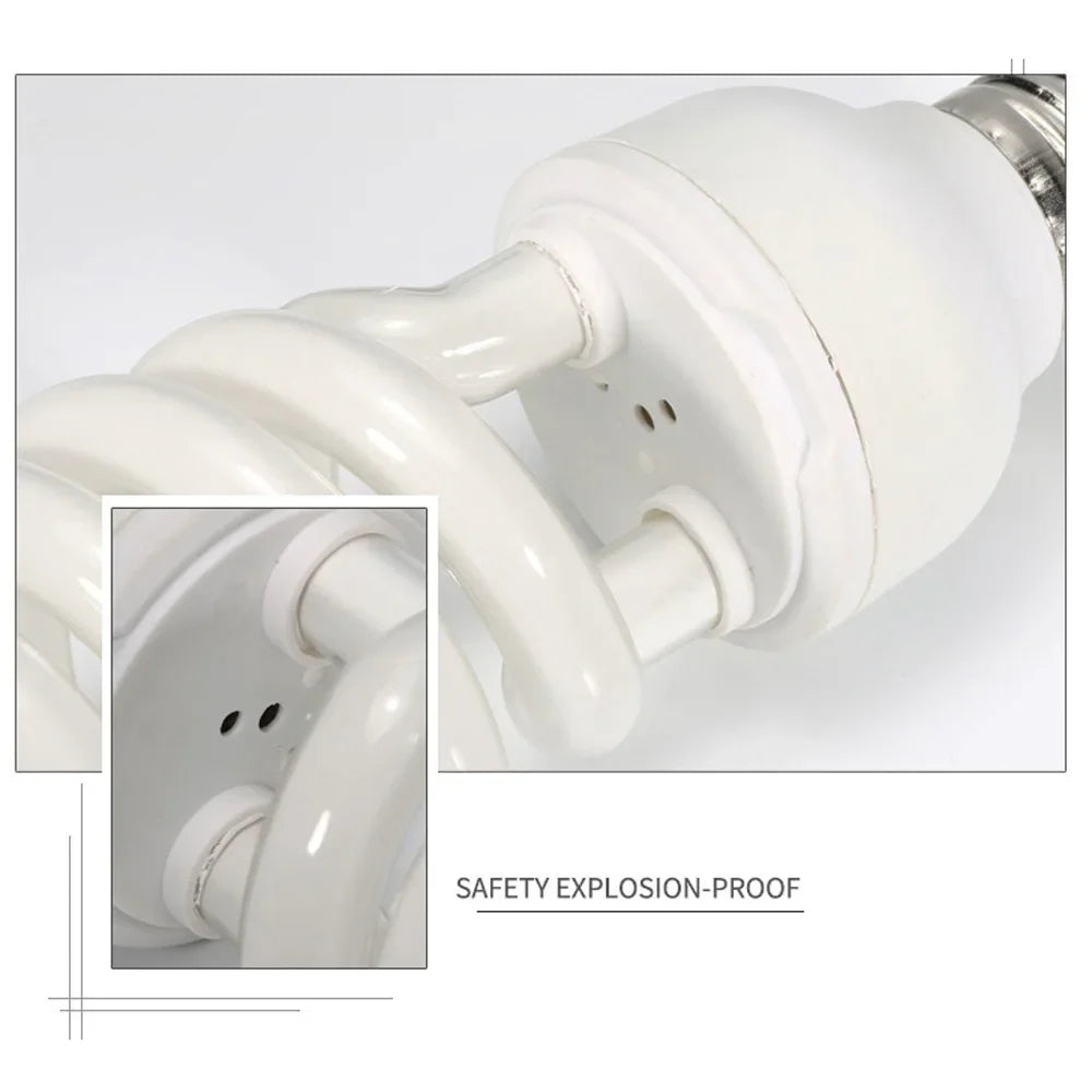 10pcs Reptile UVB 5.0 10.0 Lamp Bulb For Turtle Lizard Snake Lguanas Heat Calcium Lamp Bulb Energy Saving Light Reptile E27