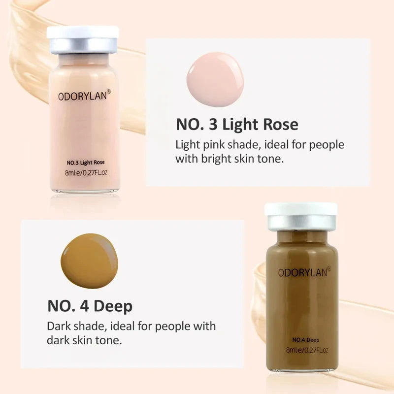 Korea 8ml BB Cream Glow Face Serum Ampoule Essence Kit Moisturizing Sunscreen Foundation Beauty Skin Care