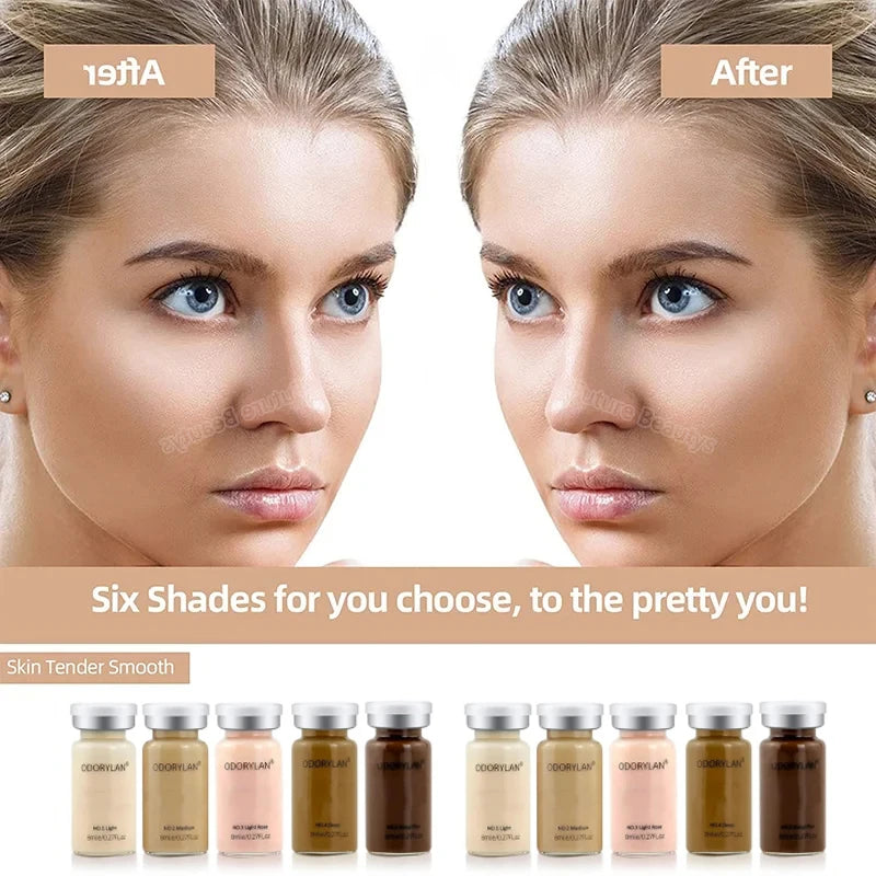 Korea 8ml BB Cream Glow Face Serum Ampoule Essence Kit Moisturizing Sunscreen Foundation Beauty Skin Care