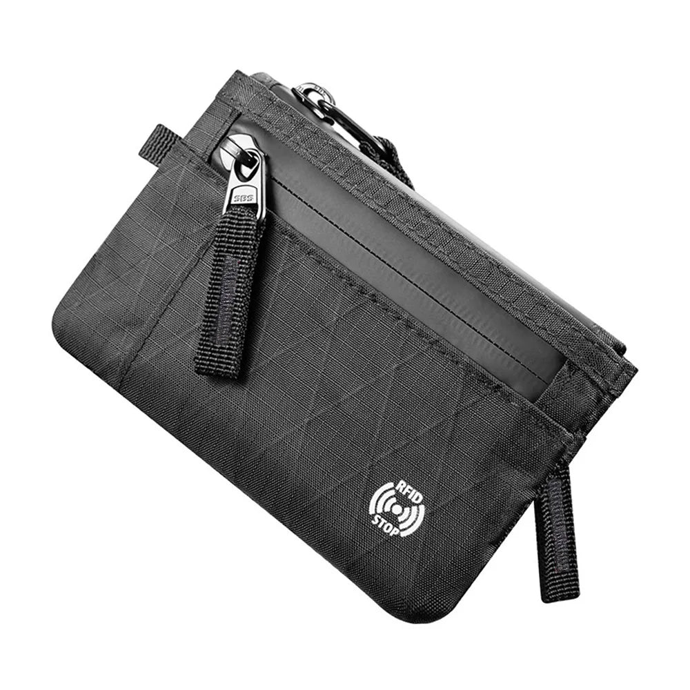 Purse Waterproof Bag Organizer Wristlet Zipper Clutch Passport Holder Wallet Essentials Organizer External Card Slot