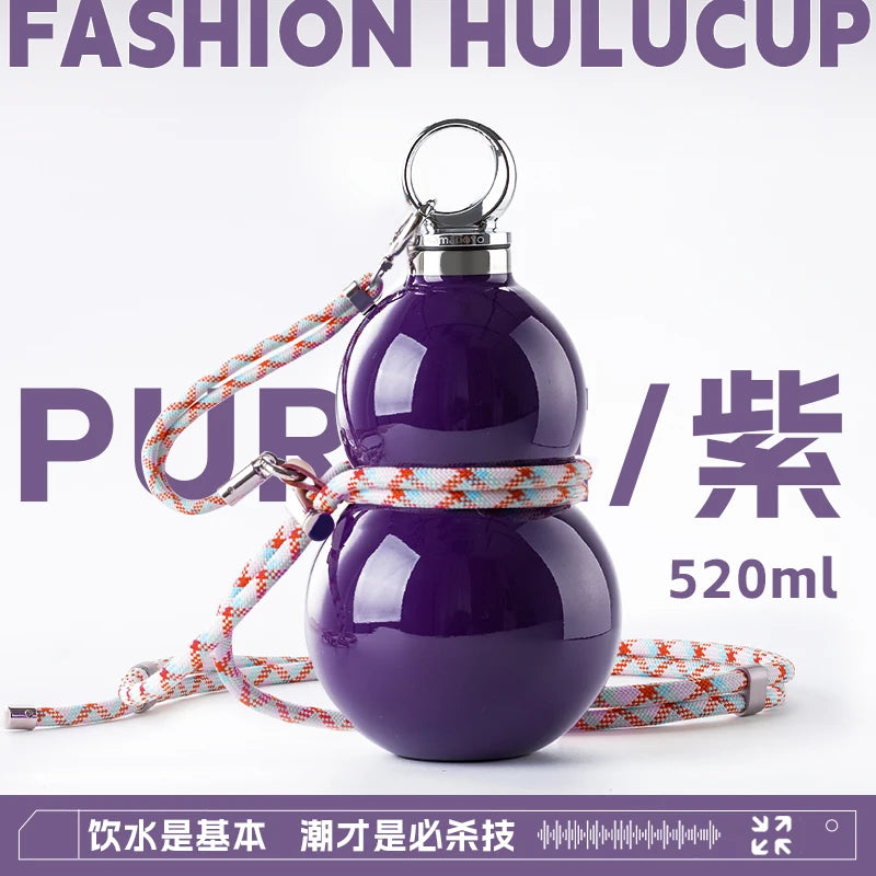 SAMADOYO-6 Hour Insulated Tumbler | Gourd Shape with Straw | Exclusive Design, 520ml