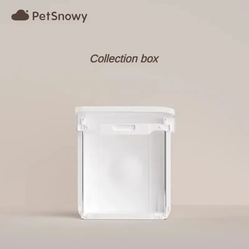 PetSnowy Cat Toilet Box/mat/Filter Mesh/Rubber Strip/Charger/Cat Litter Complete Set of Accessories Toilets Ball Compartment