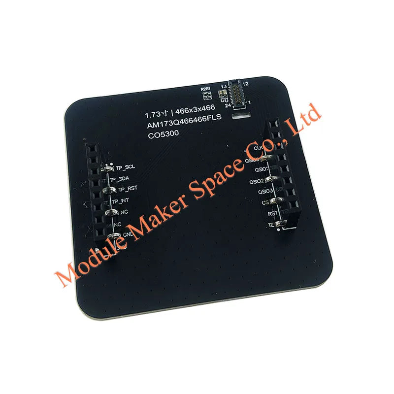 1.73 Inch Round AMOLED Display Module 466x466 Resolution QSPI Interface Driver IC CO5300 Color Screen LCD Module for Smart Watch