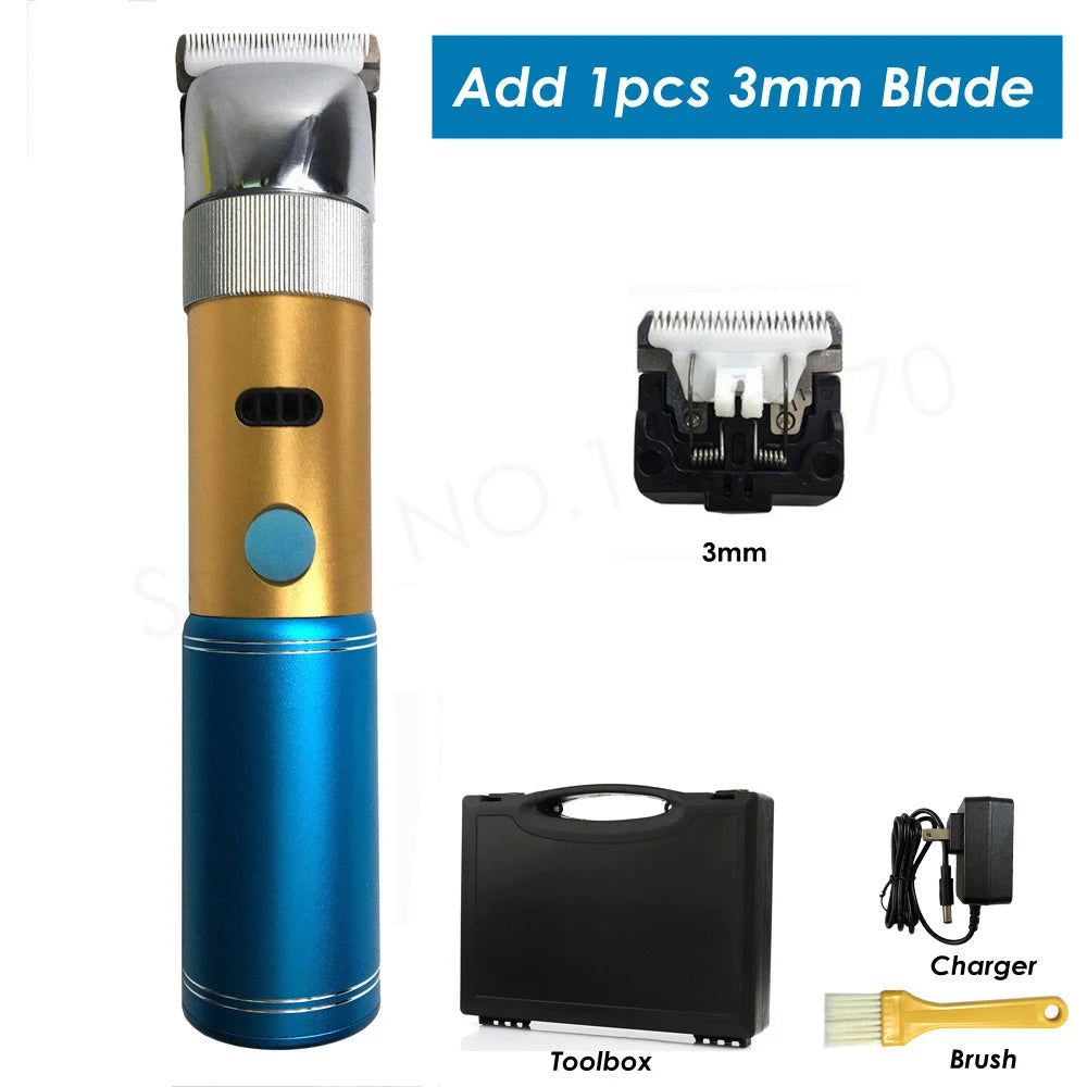 High Power 400W Dog Clippers Professional Cat Hair Trimmer Shaver Electrical Grooming Clipper Pet Haircut Machine Rechargeable