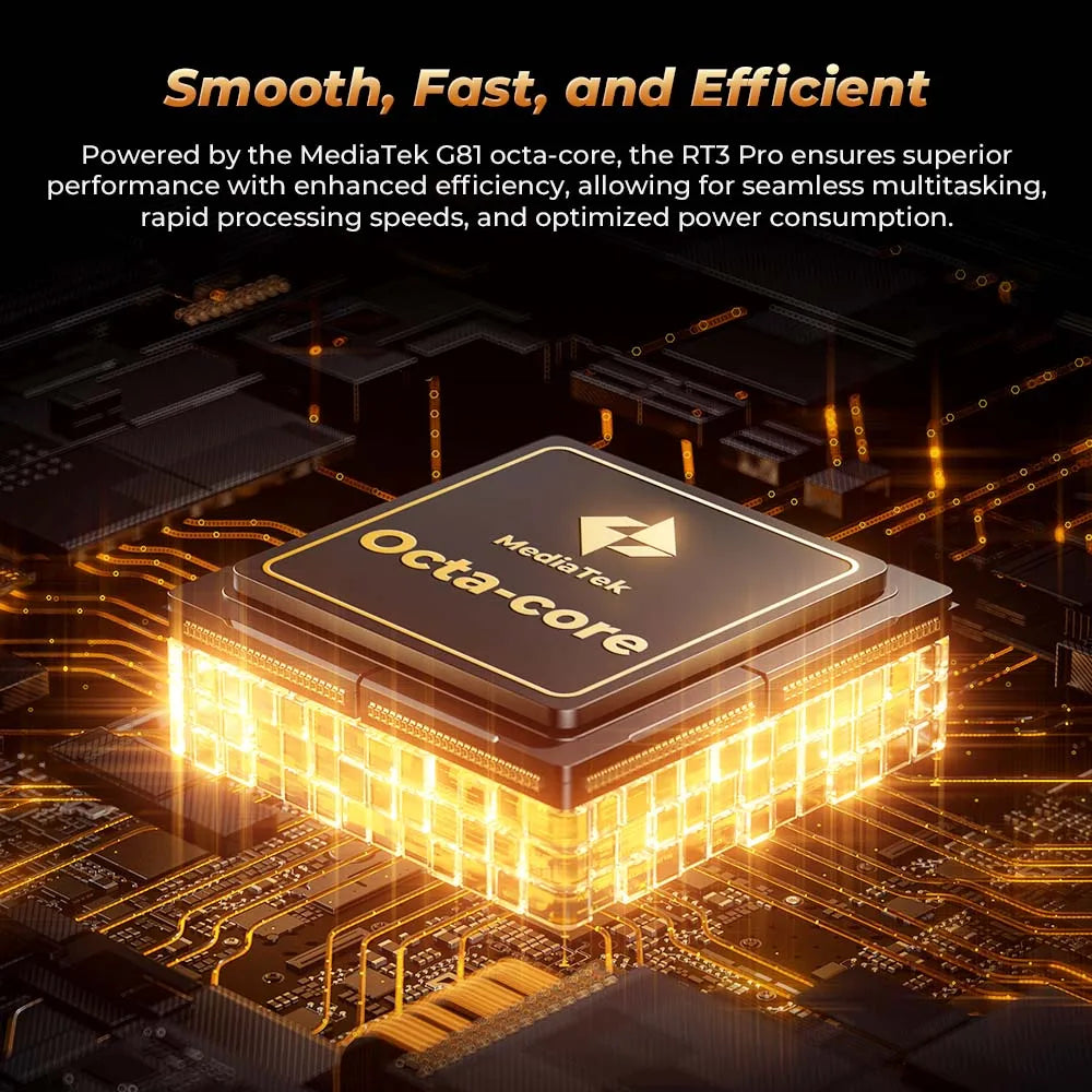 Oukitel RT3 PRO 5150mAh Battery 16GB+128GB 8"HD Display 13.9mm Ultra-Slim Profile IP68 &IP69K & MIL-STD-810H