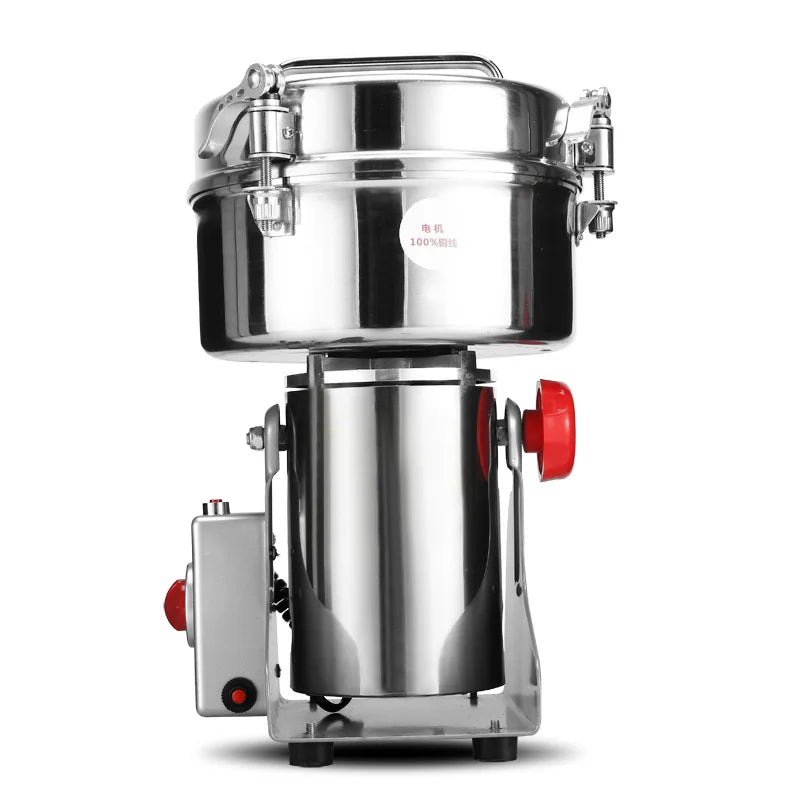 Electric Grain Grinder Mill High-speed Spice Corn Mill Commercial Powder Machine for Dry Cereals Grain Spice Coffee Herb Bean