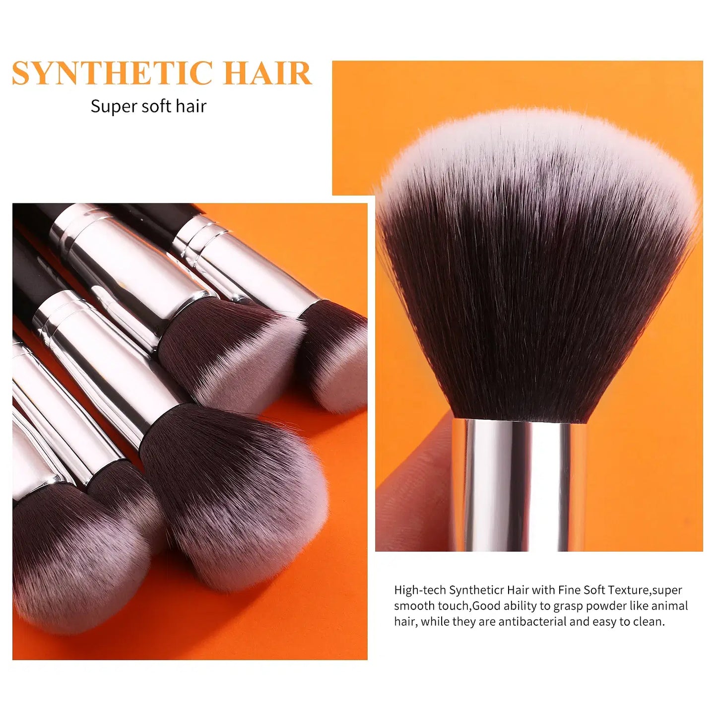 Handle Color: Blue, Ships From: Russian Federation - BEILI Makeup Brush Set with Holder 30-42Pcs Professional Foundation Powder Blush Eyeshadow Blending Brushes Kit Make Up Tools