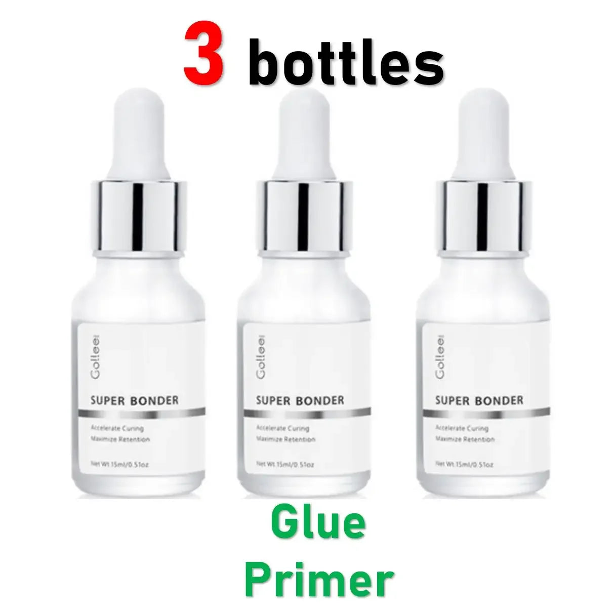 Gollee 0.5s Eyelash Extension Glue Fast Drying Professional Eyelash Adhesive Waterproof Lashes Supplies For Salon Eyelash Glue