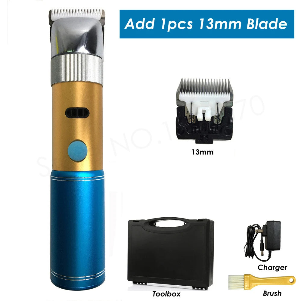 High Power 400W Dog Clippers Professional Cat Hair Trimmer Shaver Electrical Grooming Clipper Pet Haircut Machine Rechargeable