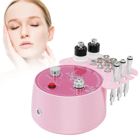 Color: White, Ships From: CHINA - 3 in 1 Diamond Microdermabrasion Dermabrasion Machine For Facial Blackhead Removal Acne Wrinkle Skin Care Device