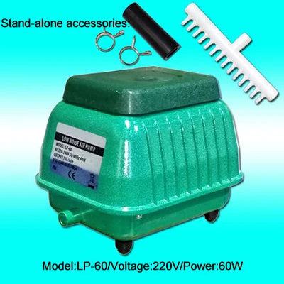 RESUN Large-volume high-power fish tank aquarium fish pond silent air pump LP-20 LP40 LP60 LP100 oxygenation pump