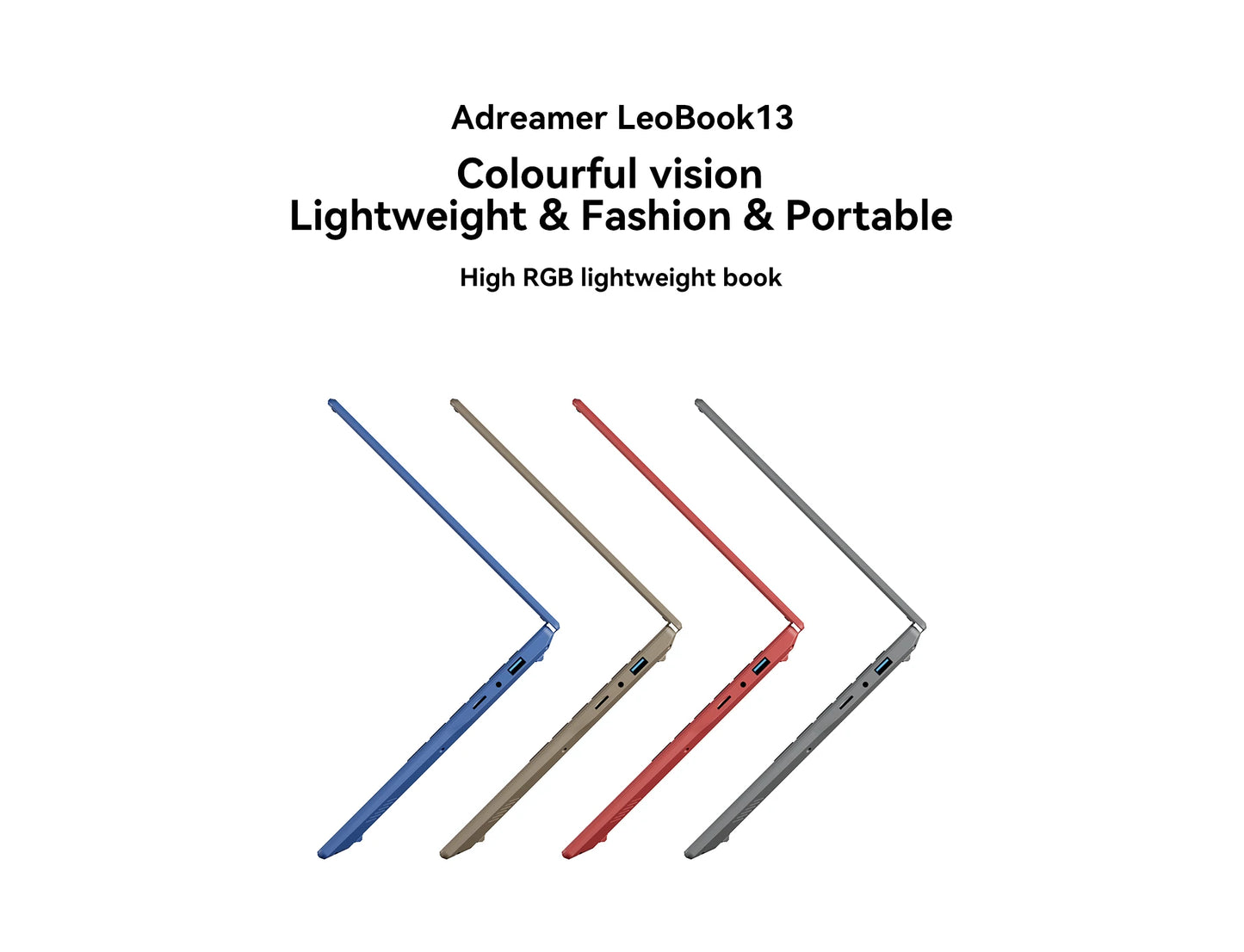 Adreamer Laptop 8GB RAM 1TB SSD Computer 13.3-inch Intel Notebook 2560X1600 Resolution Celeron N4020 Portable Computer