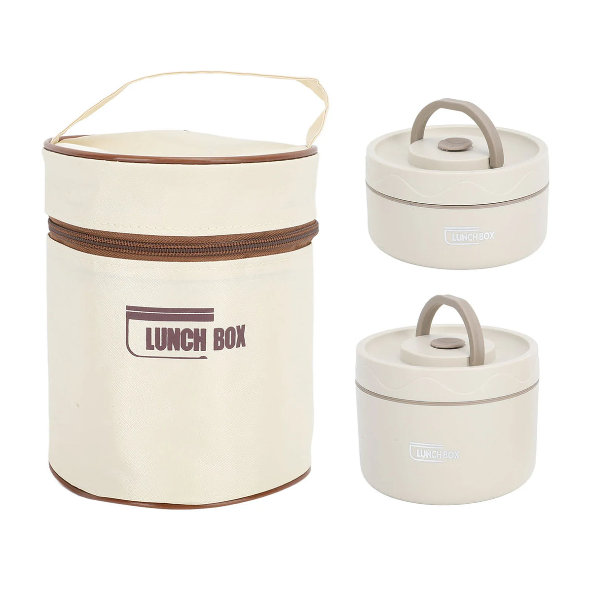 Thermal Lunch Box Insulated Lunch Container Sealed Easy To Clean  Portable 304 Stainless Steel with Thermal Bag for Work