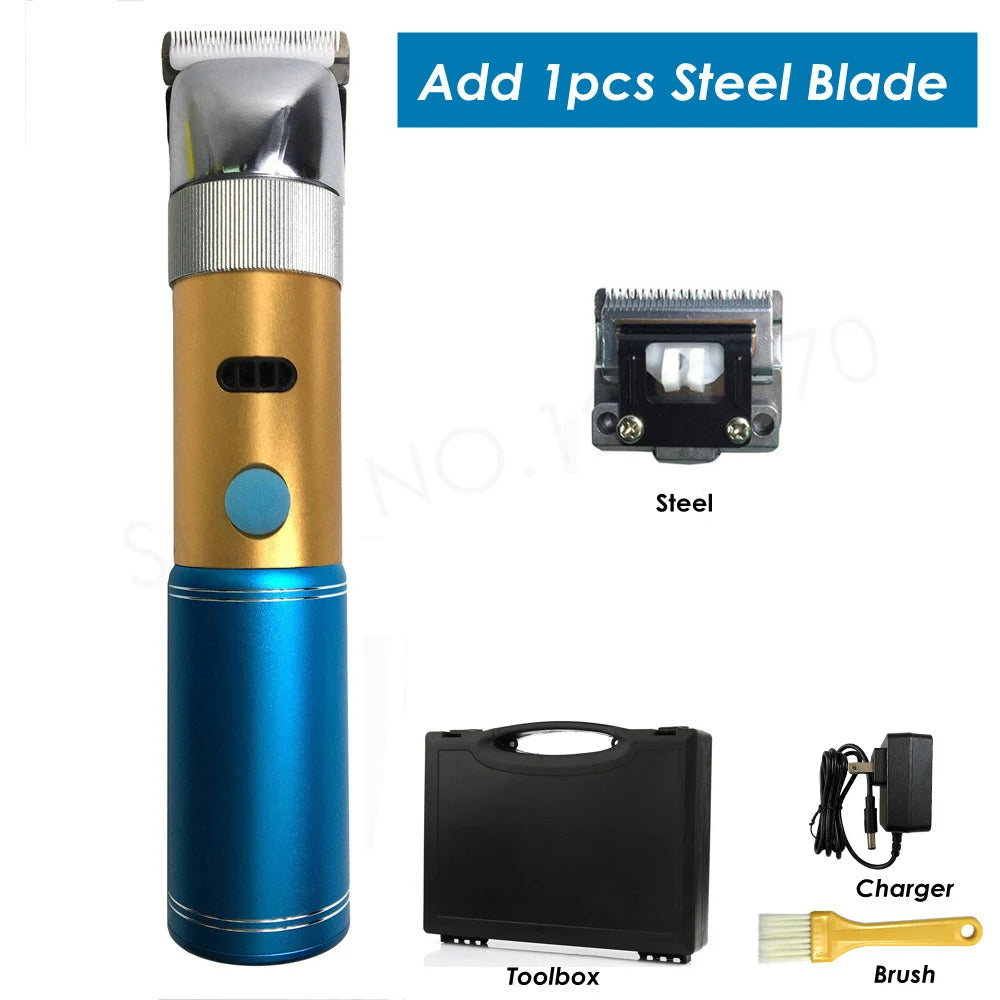 High Power 400W Dog Clippers Professional Cat Hair Trimmer Shaver Electrical Grooming Clipper Pet Haircut Machine Rechargeable