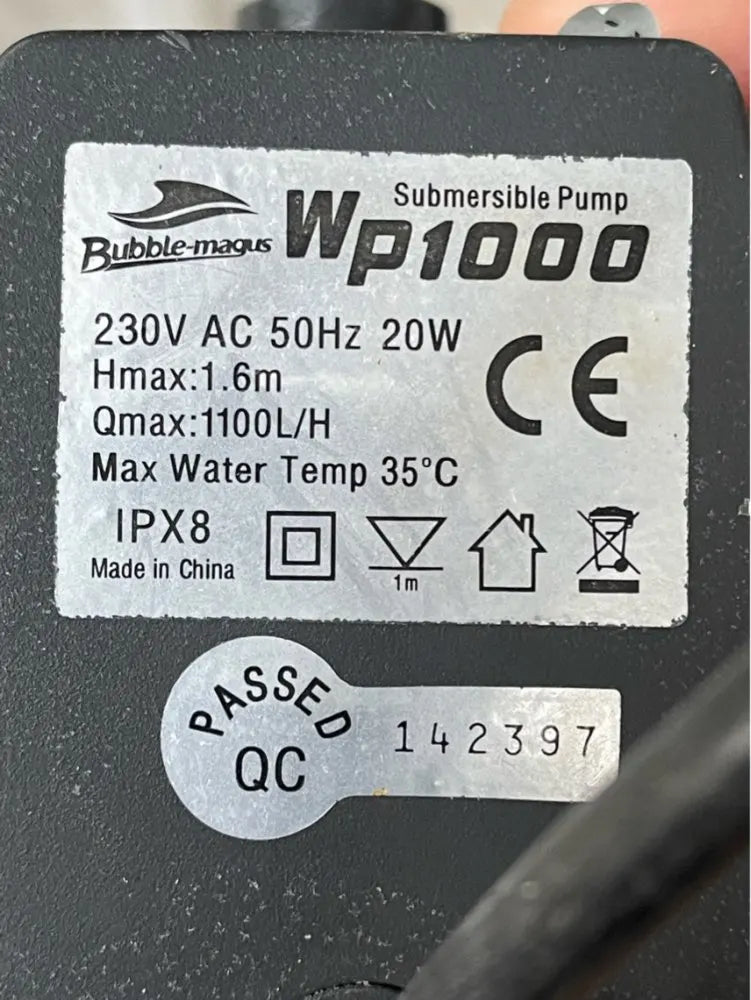 Bubble Magus Skimmer DC Needle Brush Pump SP600 SP1000 Protein Pump With DSP-1000 DSP-2000 DSP-4000