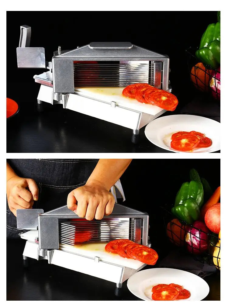 Steel Alloy Tomato Cutter Kitchen Tomato Slicer