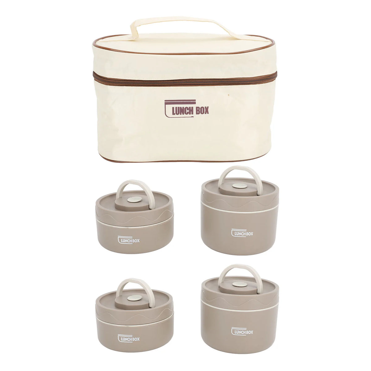 Thermal Lunch Box Insulated Lunch Container Sealed Easy To Clean  Portable 304 Stainless Steel with Thermal Bag for Work