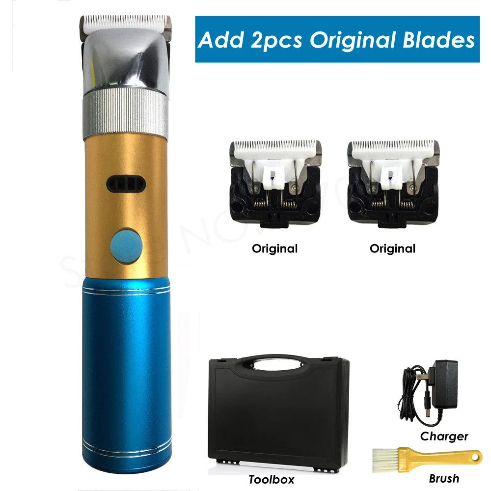 High Power 400W Dog Clippers Professional Cat Hair Trimmer Shaver Electrical Grooming Clipper Pet Haircut Machine Rechargeable