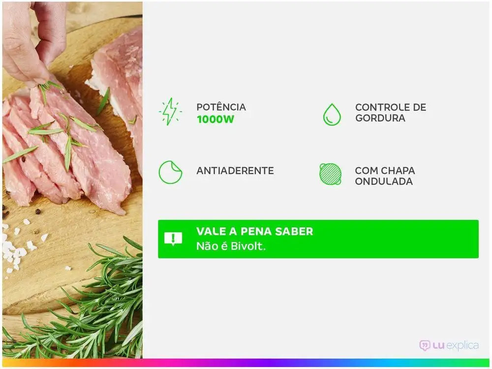 Grill Philco PGR21PI Maxx Clean 2 in 1 Ret - 220V