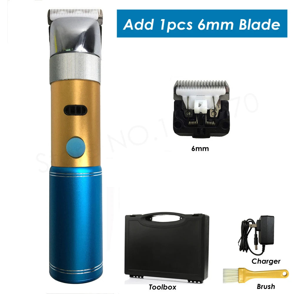 High Power 400W Dog Clippers Professional Cat Hair Trimmer Shaver Electrical Grooming Clipper Pet Haircut Machine Rechargeable