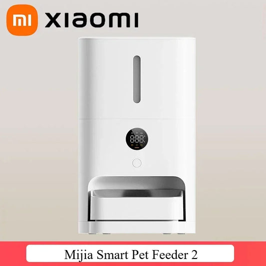 Xiaomi Mijia Smart Pet Dog Feeder 2 MJWSQ02 HD-large Screen 5L Large Capacity Precise Weighing Spare battery FoodShortage Remind