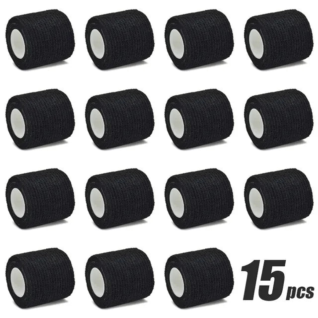 CNK Colorful Tattoo Grip Bandage Cover Wraps, Nonwoven Tapes, Waterproof, Self Adhesive, Finger Protection, Tattoo Accessories