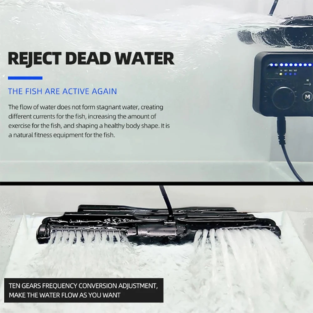 Jebao Wave Maker Surf Pumps SCP50-180 Aquarium Filter Cross Flow Pump Water Pump For Fish Tank Aquariums Accessoires Mute Waves