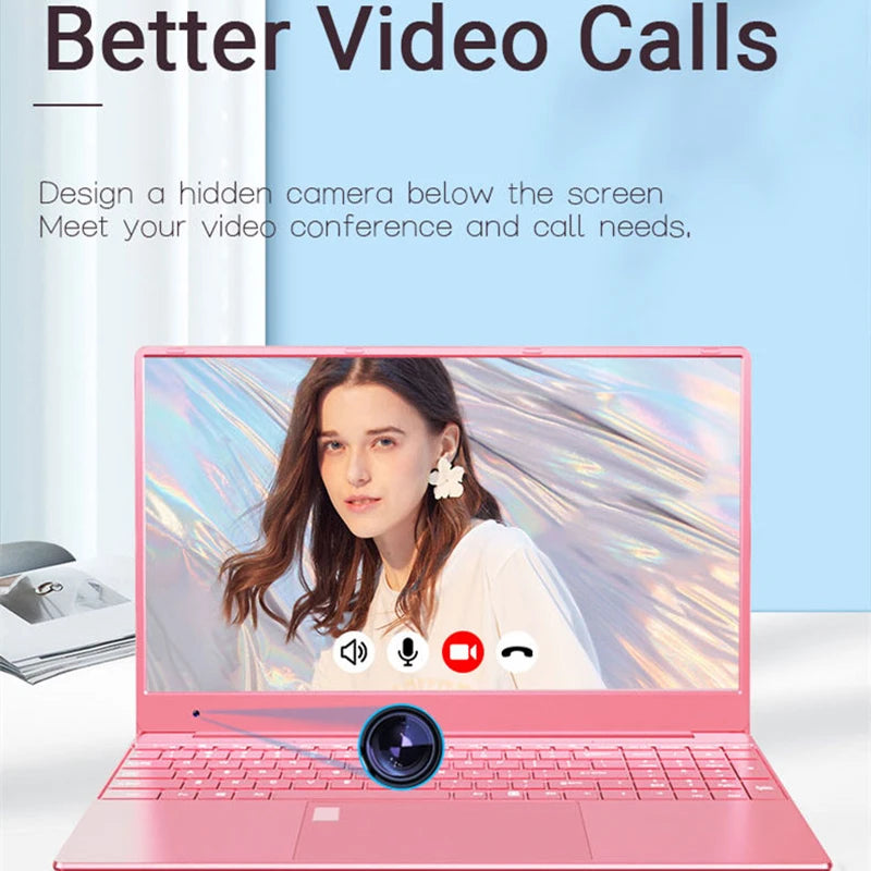 CRELANDER Laptop 15.6 Inch 16G RAM Intel N5095 Windows 11 Ultrathin Laptop Backlit Keyboard Fingerprint Unlock Notebook Computer