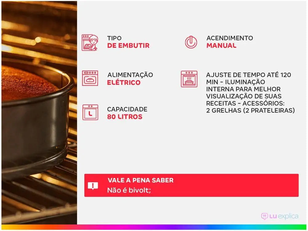 Midea 80L Embedded Electric Oven-220V