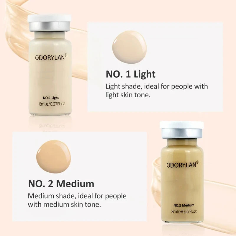 Korea 8ml BB Cream Glow Face Serum Ampoule Essence Kit Moisturizing Sunscreen Foundation Beauty Skin Care