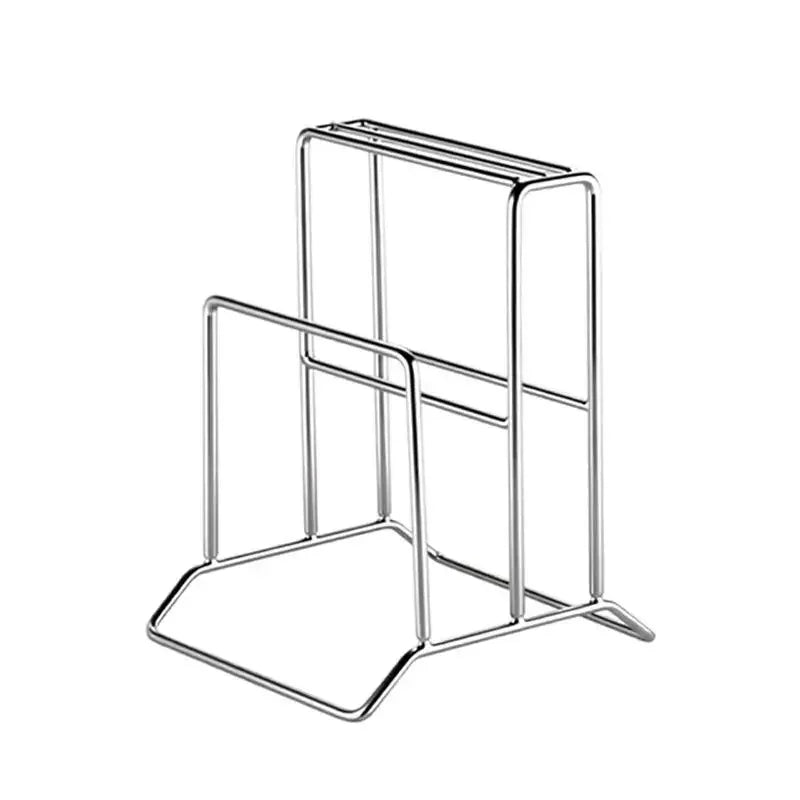 Kitchen Knife Organizer Rack With Cutting Board Slot Multifunctional Utensil Storage Holder
