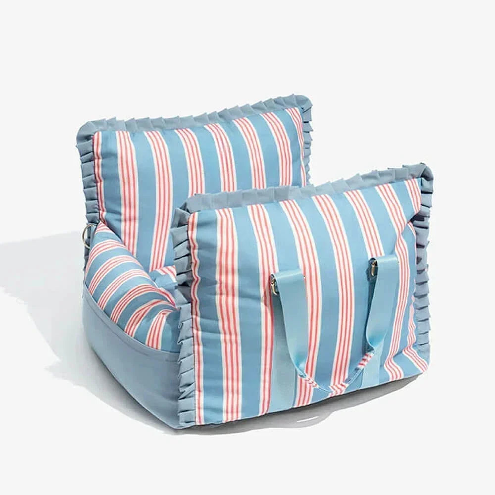 Removable Luxury Dog Beds Kennel Waterproof Pet Car Seat Bed  Pet Kennel  for Small Large Dog Mat Travel Safety Dog Car Seat