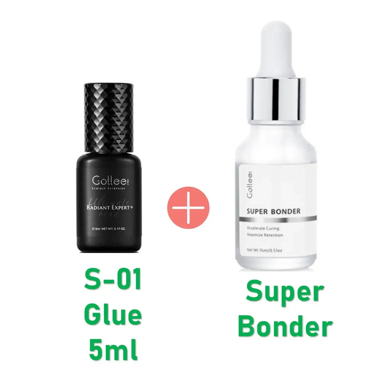 Gollee 0.5s Eyelash Extension Glue Fast Drying Professional Eyelash Adhesive Waterproof Lashes Supplies For Salon Eyelash Glue