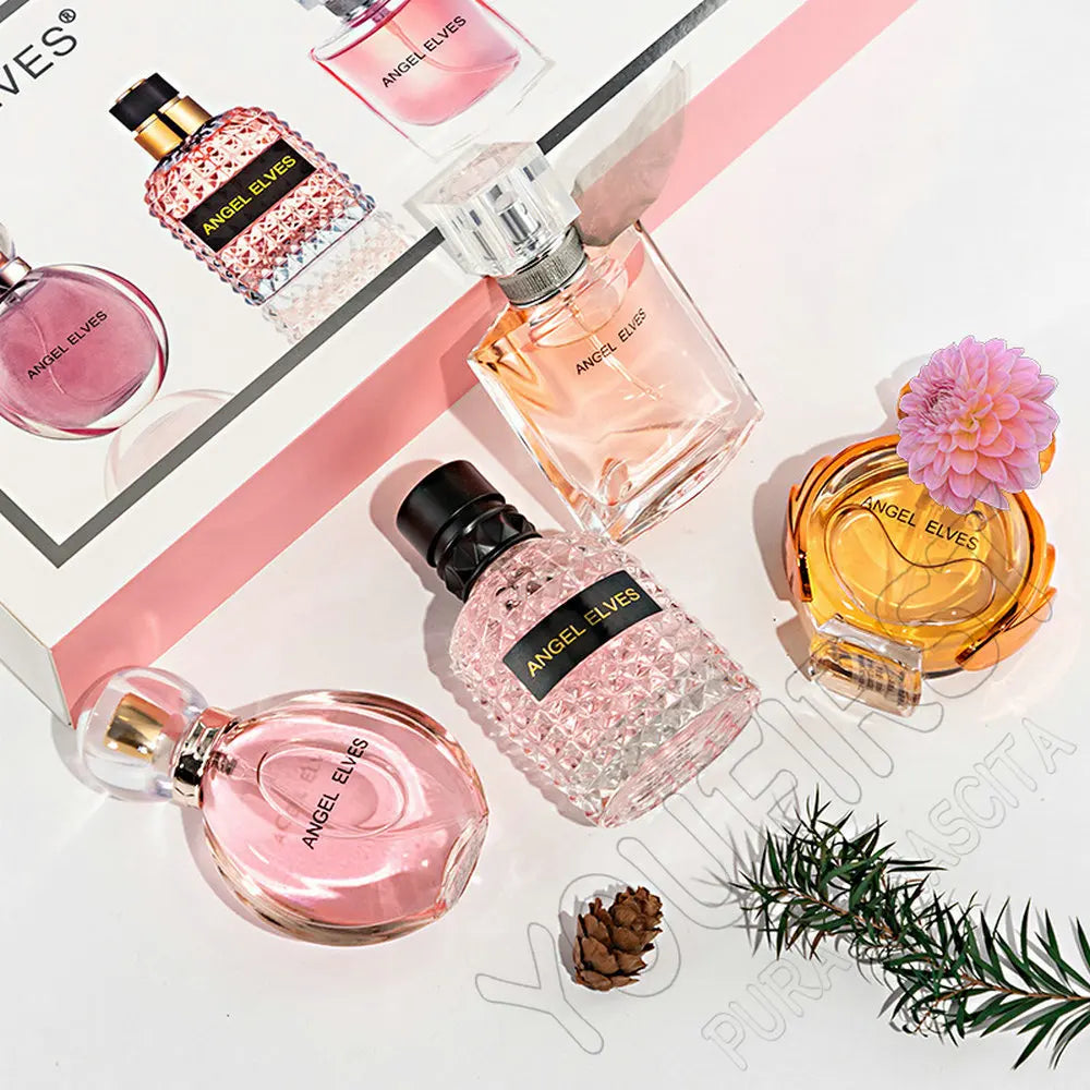 Classic Perfume Women Original 향수 Feminino Perfumes De Mujer Floral Scent Spray 120ml Pheromone Profumo Donna Gift Box 4Pcs Set
