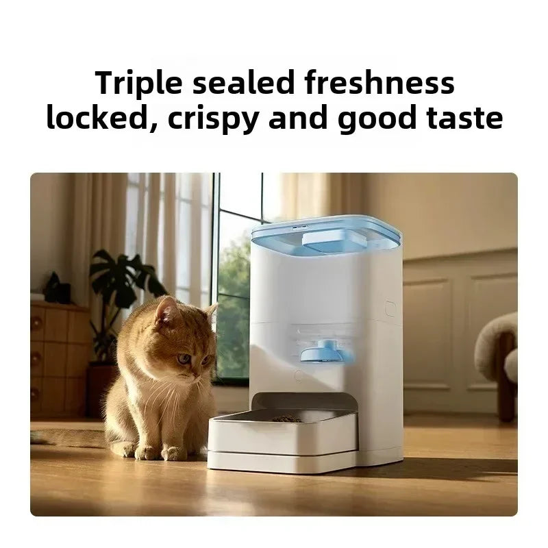 Xiaomi Mijia Smart Pet Dog Feeder 2 MJWSQ02 HD-large Screen 5L Large Capacity Precise Weighing Spare battery FoodShortage Remind