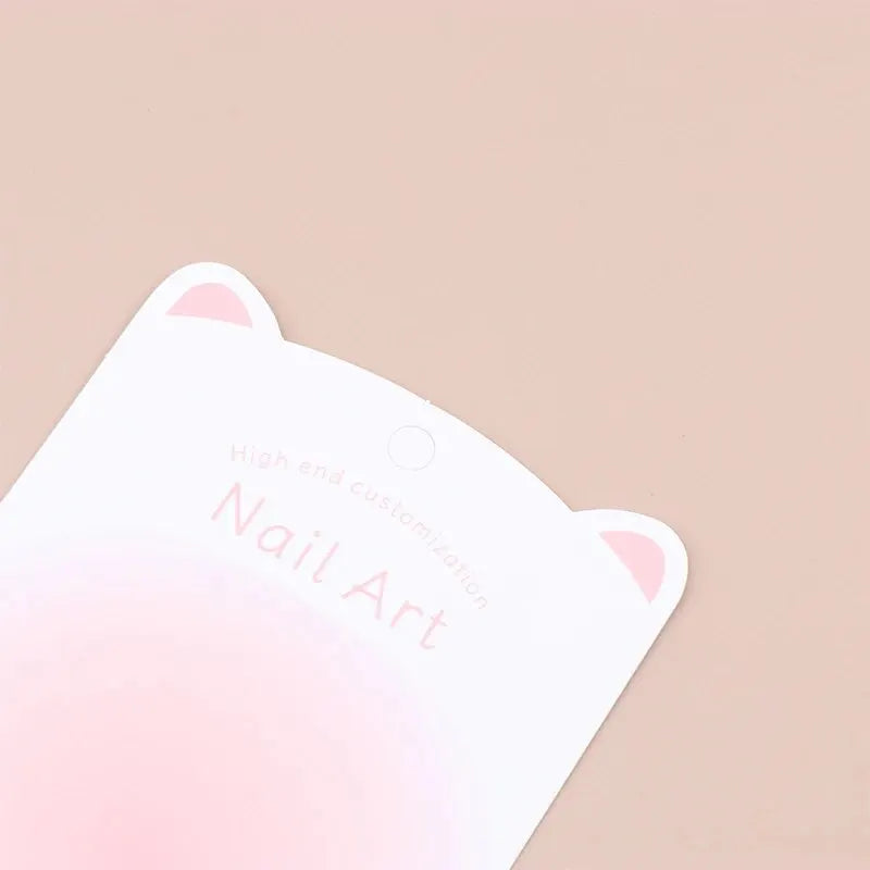 10PCS Press-On Nail Packaging Display Handmade False Design Swatch Show Card Manicure Sample Salon