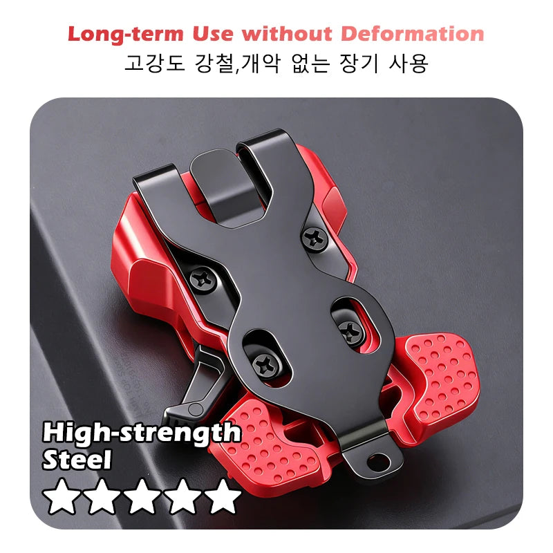 Self-Locking Drill Holder, Heavy Duty Belt Clip for Power Tool, Quick Release Holster for Dewalt Makita, Novel Drill Accessories