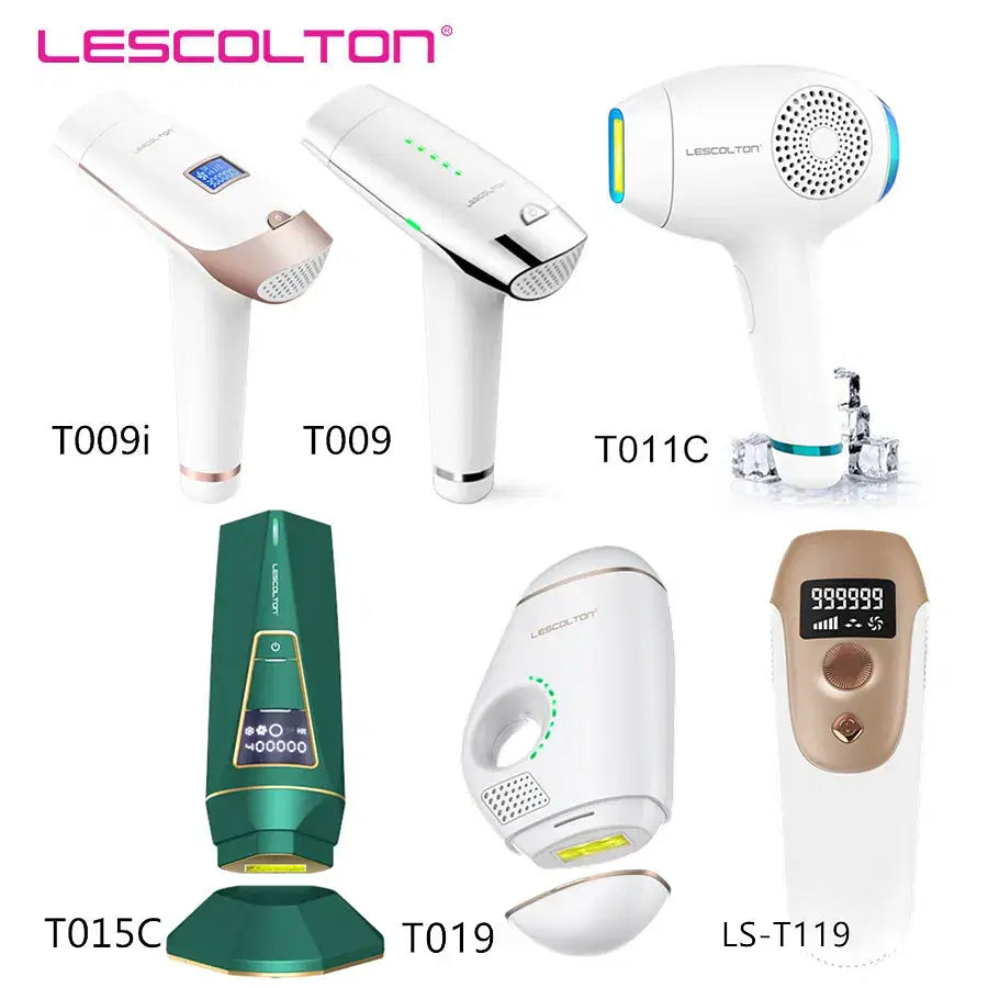 Color: Sky blue, Ships From: CHINA - Lescolton IPL Laser Permanent  Hair Removal Device Bikini Trimmer Laser Epilator for Women Men Facial Armpit Bikini Beard Legs