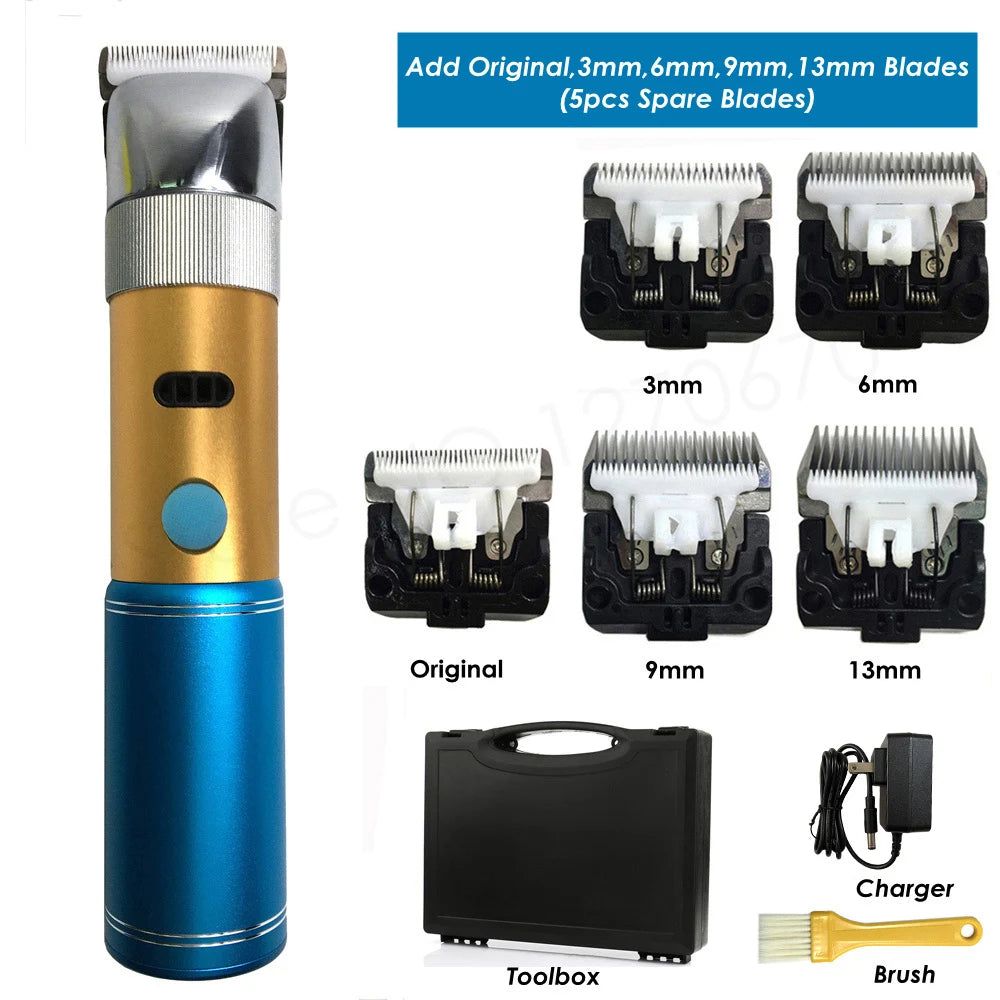 High Power 400W Dog Clippers Professional Cat Hair Trimmer Shaver Electrical Grooming Clipper Pet Haircut Machine Rechargeable