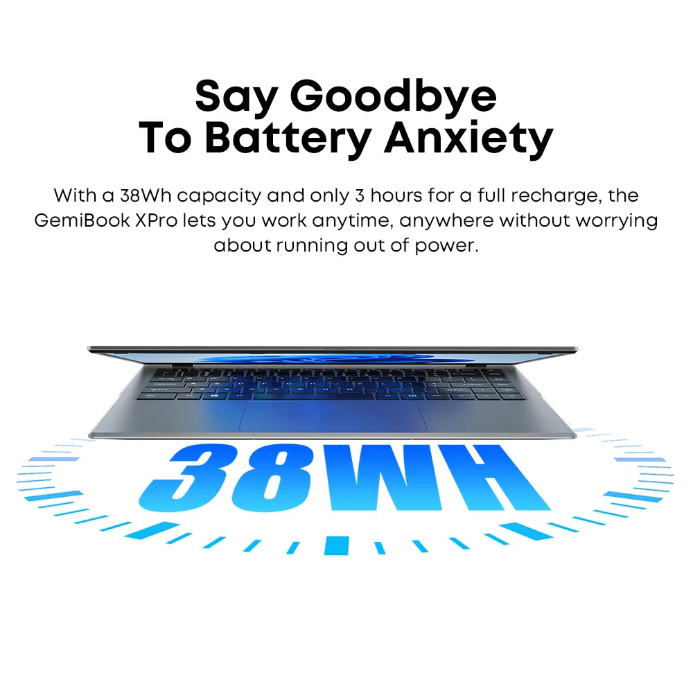 CHUWI GemiBook XPro Intel N150/N100 Laptop 8GB RAM 256GB SSD 14.1-inch UHD Screen Intel N100 Processors Windows 11 Notebook PC