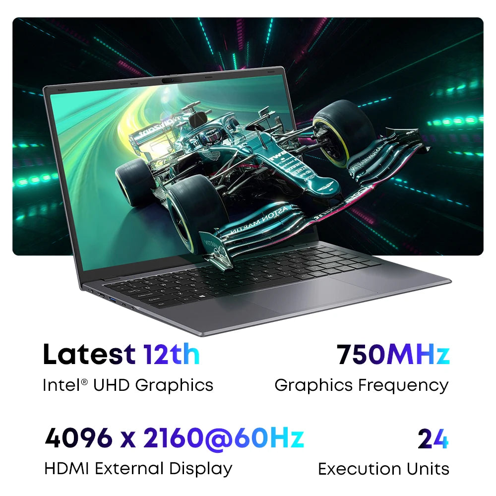 CHUWI GemiBook XPro Intel N150/N100 Laptop 8GB RAM 256GB SSD 14.1-inch UHD Screen Intel N100 Processors Windows 11 Notebook PC