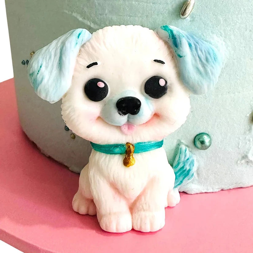 Dog Puppy Silicone Sugarcraft Mold Chocolate Cupcake Baking Fondant Cake Decorating Tools
