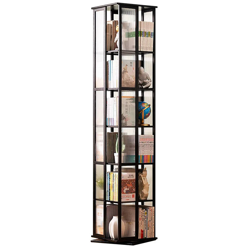 Rotational Bookshelf Organizers Home Storage Shelves Furniture Living Room Shelf Bookcases Librero Organizador Estanteria