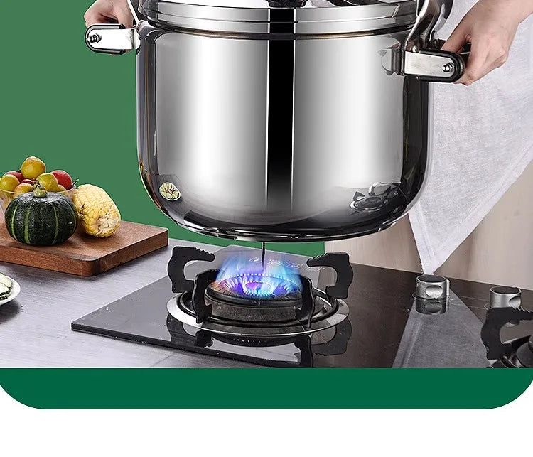 9 Quart olla de presion & ollas de presión para cocinar,Suitable for All Hob Types,instant fast stainless steel pressure cooker