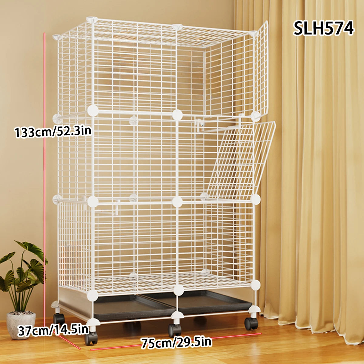 Bird Cage Household Large Tiger Skin Cockatiel Luxury House Splash-Proof New Small Thrush Dadan Myna Black Iron Bird Cage