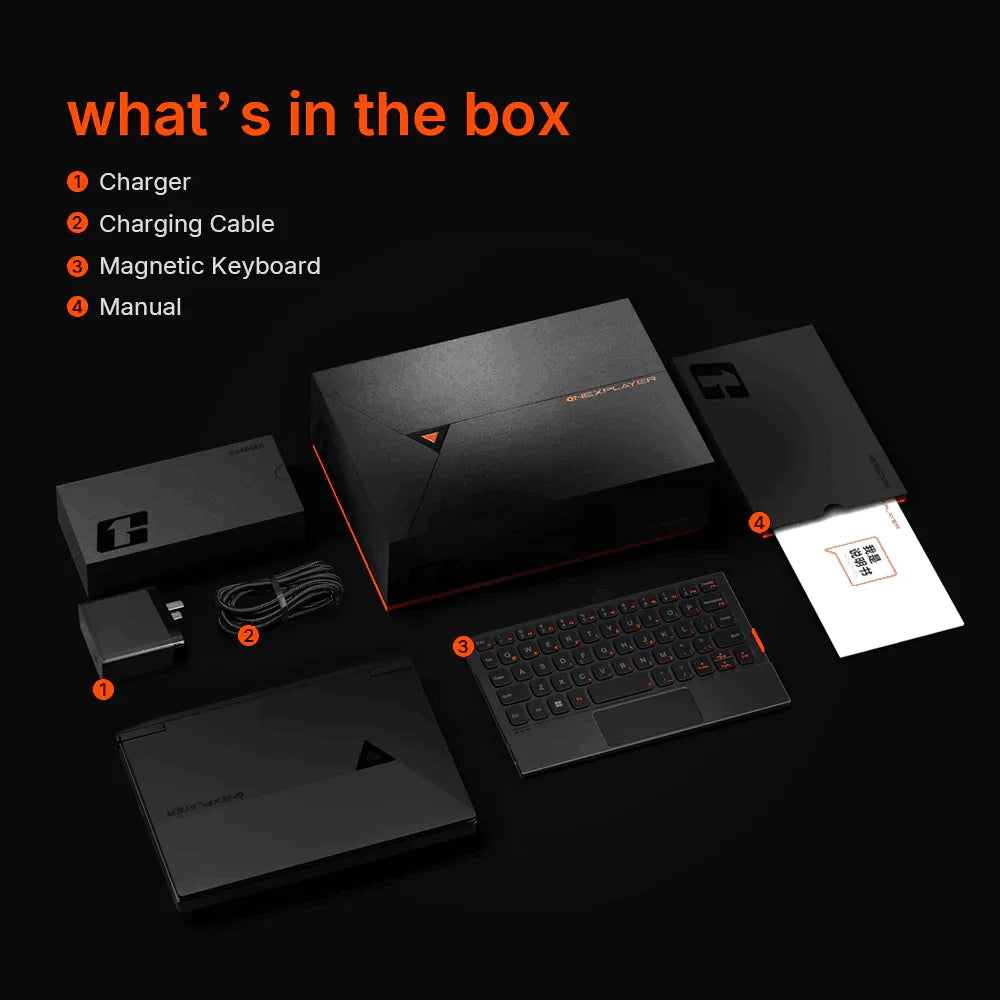 OneXPlayer G1 AMD Ryzen AI 9 HX 370 8.8" Mini Gaming Laptop Mobile Office Games Dual-Mode Keyboard PC Handheld Gaming Console