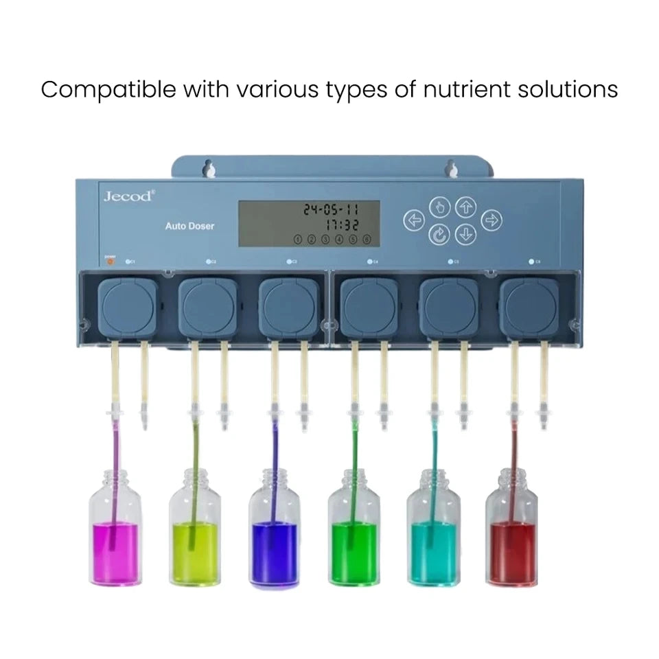 Jebao Jecod New Smart DC 12V App Bluetooth Programmable DOSER 5.4/5.6 Auto Saltwater Freshwater Fish Tank Aquarium Dosing Pump